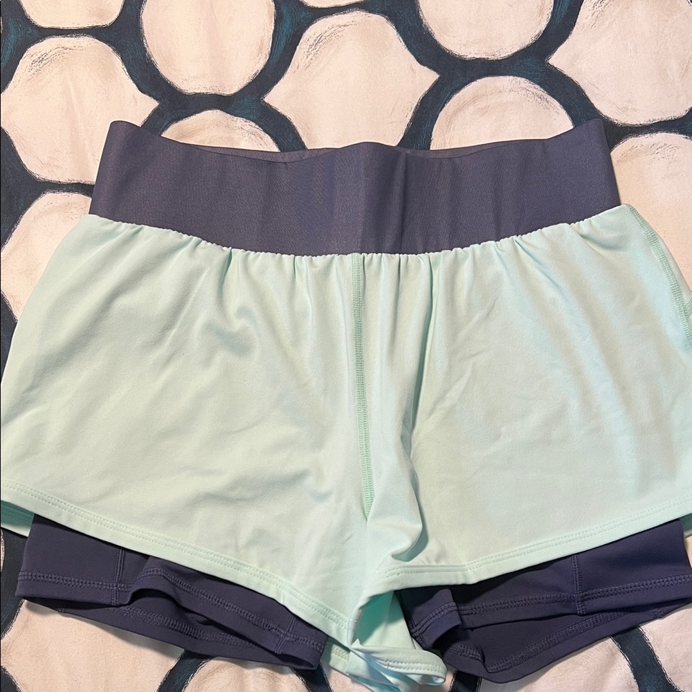 Fabletics Women's Two-Tone Athletic Shorts